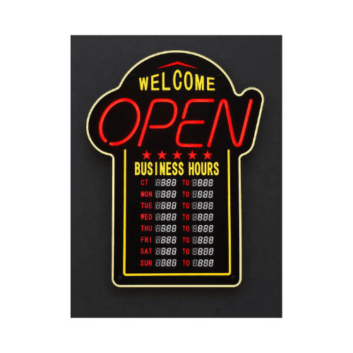 Open Sign Welcome