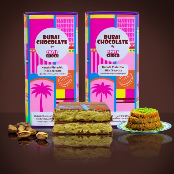 Dubai Chocolate - Milk Chocolate Pistachio